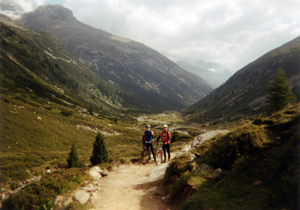 Jockel und ich beim Aufstieg zum Pfitscherjoch